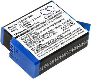 Battery for Gopro Go Pro AHDBT-901 9 Hero SPBL1B Camera CS-GDB900MX 3.85v 1720mA