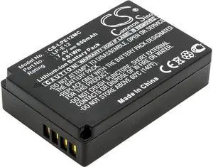 Battery for Canon EOS 100D Kiss X7 M M2 PowerShot SX70 HS LP-E12 LPE12 650mAh