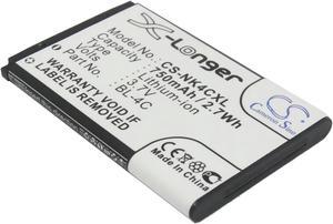 Battery for Nokia 107 108 C2-05 X2 BBK i267 i508 V206 BL-4C BK-BL-4C JB-4C 750mA
