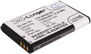 Battery for Nokia 2125 6275 E50 E70 N-Gage QD 2865 DIGIPO BL-6C LBAT100 LBAT1000