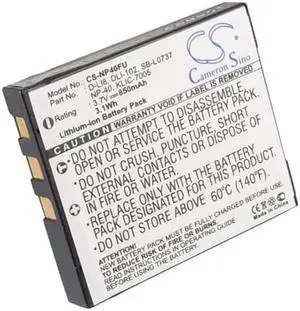 Battery for Samsung PENTAX Fujifilm Kodak SLB-0737 NP-40 D-Li85 NP-40N KLIC-7005