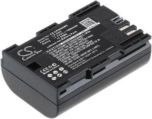 Battery for Canon 5DS R 60D 60Da 6D 7D 70D R5 EOSR6 LP-E6N 1600mAh Fully Decoded