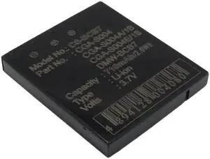 Battery for Panasonic DMC-FX7 FX2 Lumix DMC-FX2 CGA-S004 CGA-S004E/1B DMW-BCB7