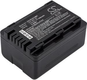 Battery for Panasonic HC-V130 HC-V210 HC-W570 HC-W580 VXF-999 VW-VBT190 1500mAh