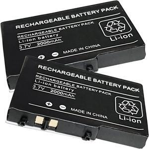 2x - Battery for Nintendo DS Lite NDSL NDS Lite USG-001 USG001 Light USG-003 2PK High Quality