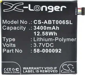 Battery for Amazon Kindle Fire HD 10.1 7th SL056ZE 26S1015-A 58-000187 Tablet