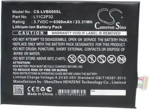 Battery for Lenovo A7600 IdeaPad A10-70 A7600-F IdeaTab B6000F S600H L11C2P32