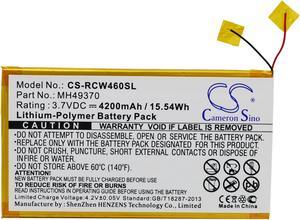 Battery for RCA 10" RCT6203W46 MH49370 Tablet CS-RCW460SL 3.7Vv 4200mAh 15.54Wh