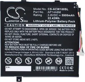Battery for Acer Aspire Switch Iconia Tab 10 11V AP14A4M AP14A8M KT.0020G.004