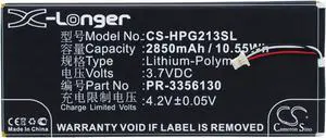 Battery for HP Slate 7 G2 1311 1315 PR-3356130 Tablet CS-HPG213SL 3.7v 2850mAh