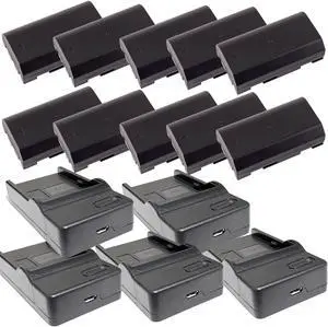 5x Battery Chargers for Trimble R4 R6 R7 R8 54344 MT1000 + 10 batteries ComboKit