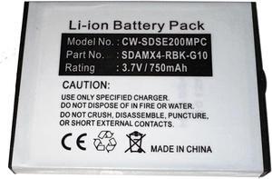 Battery for SanDisk Sansa MP3 e250 e260 e250R e260R e280 e200 e200R e270 e280R SDAMX4-RBK-G10 e270R