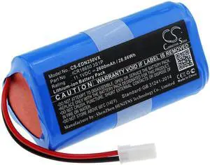 Battery for Ecovacs CEN250 ML009 V700 ICR18650 3S1P Vacuum CS-EDN250VX 11.1v