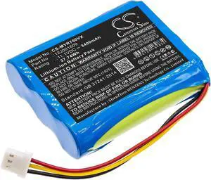 Battery for Moneual 12J001609 Vacuum Everybot RS500 RS700 CS-MYR700VX 3400mAh