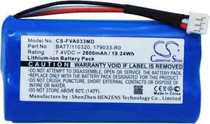 Battery for Fresenius Kabi MC Link4 110320-O 179033 BATT/110320 MB1790 MB1790-O