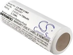 Battery for Welch-Allyn 71000A 72300 71000C 71020A Cardinal CJB-723 78904587