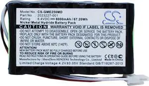 Battery for GE AMED2250 ARC Aespire 7900 Aestiva 7100 Dash 2500 M2828 N1082