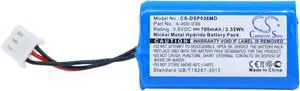 Battery for Drummond Scientific Portable PK XL XP2 4-000-036 CS-DSP036MD 700mAh