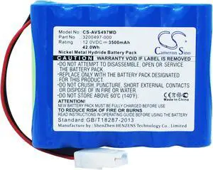 Battery for CareFusion 16048 Viasys AVEA T-Bird Vela 21542 3200497-000 B11418