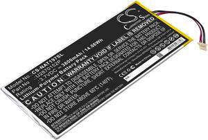 Battery for ONN ONA19TB003 ONA19TB007 U2870152P Tablet CS-NAT197SL 3800mAh