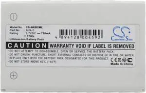 Battery for Nokia 8210 8310 8250 8290 5210 6510 8850 8890 BLB-2 ZPT-NKA BLI-248