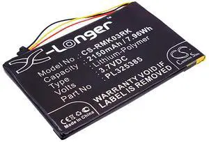 Battery for Razer RZ03-0133 RZ84-01330100 Turret Gaming Lapboard PL325385