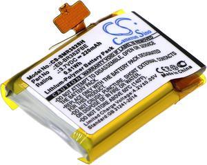 Battery for Samsung Gear Live SM-R382 EB-BR382FBE Smartwatch CS-SMR382SH 220mAh