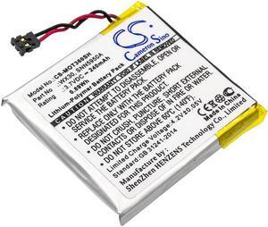 Battery for Motorola Moto 360 SNN5950A SNN5951A WX30 Smartwatch CS-MOT360SH