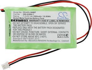 Battery for Ademco Honeywell Lynx L5000 BW-B72K 103-301179 300-03864-1 LKP500-4B