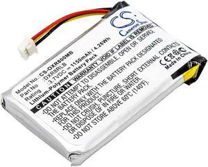 Battery for Luvion Grand Elite 2 Infant Optics DXR-8 CS-OXR800MB DXR8RLB Camera