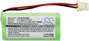 Battery for Motorola MBP20 VT1208014770G BabyPhone CS-MTP20MB 2.4v 700mAh 1.68Wh
