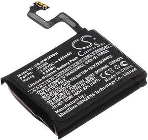 Battery for Apple A1975 A1977 A2007 iWatch Series 4 40mm A2058 CS-IPW205SH 220mA