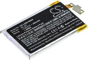 Battery for LG W100 Watch R Urbane 3G BL-S2 Smartwatch CS-LGW100SH 3.85v 280mAh