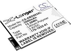 Battery for Amazon Kindle 3 III 170-1032-00 GP-S10-346392-0100 S11GTSF01A 3500mA