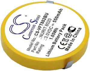 CMOS Battery for VeriFone 802B-WW-M05 NURIT 8020 CS-VFT802BU 3.0v 550mAh 1.65Wh
