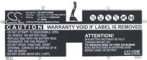 Battery for HP Spectre XT TouchSmart 15t-4000 697231-171 697311-001 PW04XL
