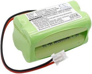 Battery for Lithonia D-AA650BX4 it Signs Daybright CUSTOM-145-10 OSA152 2000mAh