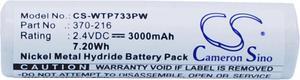 Battery for WAHL 7500 7700 7740 7750 7904 ISO-TIP 7733 00040-100 370-216