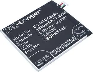 Battery for HTC 35H00237-00M 35H00237-01M -04M 35H00237-05M B0PKX100 BOPKX100