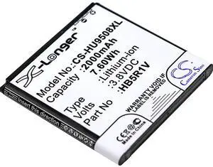 Battery for Huawei HN3-U01 Honor 2 3 II Quad U9508 HB5R1V Mobile CS-HU9508XL