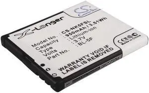 Battery for Nokia 6210 Navigator 6290 6710 Bea-fon S30 S31 Myphone BL-5F MP-S-O