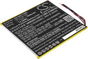Battery for Insignia Flex NS P08A7100 DigiLand DL8006 PR-3797103 CS-SAT710SL