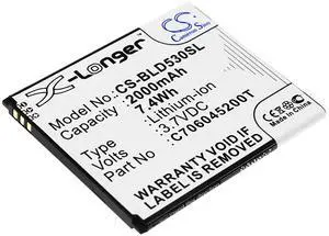 Battery for BLU D530 Dash X Studio 5.0 5.0E 5.0K C 5+5 C706045200P C706045200T