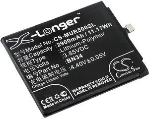 Battery for Xiaomi M5A Redmi 5A BN34 Mobile SmartPhone CS-MUR500SL 3.85v Li-Poly