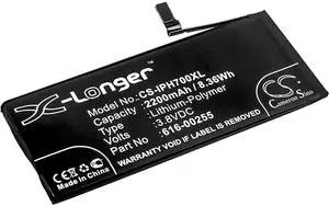 XL Battery for Apple iPhone 7 A1660 A1778 A1779 A1780 4.7" 616-00255 2200mAh