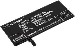 Battery for Apple iPhone 6 616-0804 616-0805 616-0806 A1549 A1586 A1589 1800mAh