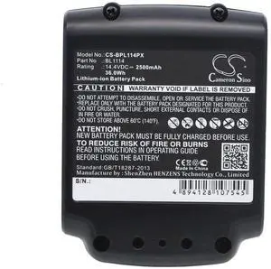 Battery for Black & Decker LDX120C LST220 LGC120 BL1114 BL1314 BL1514 LB16