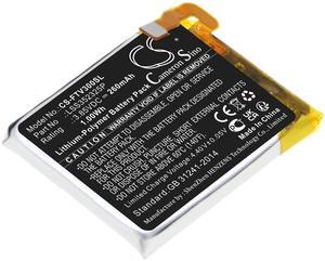 Battery for Fitbit Versa 3 LSS352325P Smartwatch CS-FTV300SL 3.85v 260mAh 1.00Wh