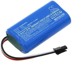 Battery for Simplehuman Mirror SH1S2P SH03 CS-SSH003SL 3.7v 5200mAh Li-ion