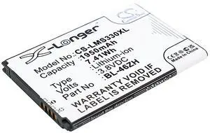 XL Battery for LG K8 LS675 AT&T GoPhone BL-46ZH EAC63079701 CS-LMS330XL 1950mAh